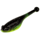 Strike King Shadpole XL Softbait, 10 pack, 2.5in, Tuxedo Black Chartreuse, 12-36410