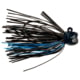 Strike King Bitsy Football Fishing Jig, 2 - Black / Blue, 1/2oz, BFBJ12-2