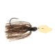 Strike King Thunder Cricket Gold Fishing Lure, Vibrating Swim Jig, Green Pumpkin, 1/2oz, TCGVSJ12-465, TCGVSJ12-465