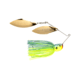 Strike King Tour Grade Bottom Dweller Spinnerbait, Chartreuse / Powder with Blue Back, 3/4oz, TGBDWEL34-561