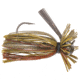 Strike King Tour Grade Football Finesse Jig, Football Jig Fishing Lure, Green Pumpkin Craw, 3/8oz, TGFFJ38-46, TGFFJ38-46