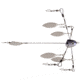 Strike King Tour Grade Titanium Umbrella Rig, Bass Fishing Lure, Blue Gizzard Shad, TGTRSHW-583, TGTRSHW-583
