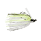 Strike King Tour Grade Tungsten Compact Swim Jig, Chartreuse Shad, 1/4oz, TGTSJ14-598