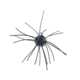 Strike King Tumbleweed Floating Softbait, 4 pack, 3in, Black/Blue, 12-36248