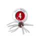Strike King Tumbleweed Floating Softbait, 4 pack, 3in, Grape Whiskey, 12-36250