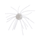 Strike King Tumbleweed Floating Softbait, 4 pack, 3in, Pearl Flash, 12-36244