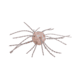 Strike King Tumbleweed Floating Softbait, 4 pack, 3in, White Sauce, 12-36243