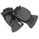 StrikeMaster Gloves Five Finger Flip Mitt - Grey, S, SG05-S
