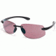 Suncloud Excursion Sun Glasses, Black Frame, Rose Polarized Polycarbonate Lens S-EXPPRSBK