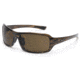Suncloud Habit Sun Glasses, Brown Stripe Frame, Brown Polarized Polycarbonate Lens S-HBPPBRBR
