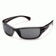 Suncloud Hook Sunglasses Black Frame Gray Polarized Polycarbonate Lens S-HKPPGYBLK