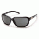 Suncloud Polarized Optics Blossom Sunglasses - Black Frame/Gray Polarized Polycarbonate Lens S-BOPPGYBK