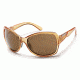 Suncloud Polarized Optics Cassandra Sunglasses - Ginger Frame/Brown Polarized Polycarbonate Lens S-CRPPBRGG