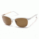 Suncloud Polarized Optics Causeway Sunglasses - White Frame/Brown Polarized Polycarbonate Lens S-CUPPBRWT