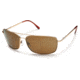 Suncloud Polarized Optics Navigator (New) Sunglasses - Gold Frame, Brown Polarized Polycarbonate Lenses S-NVPPBRGD