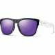 Suncloud Polarized Optics Clark Sunglasses-Black Smoke-Purple Sol-X Carbonic