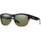 Suncloud Polarized Optics Clark Sunglasses-Matte Black Fade Tortoise-Gray Green