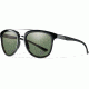 Suncloud Polarized Optics Clayton Sunglasses Black/Polar Gray Green Carbonic TLT Lenses CYPPGNBK