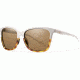Suncloud Polarized Optics Colette Sunglasses White Fade Tortoise/Brown Carbonic TLT Lenses CLPCBRWFT