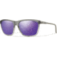 Suncloud Polarized Optics Delano Sunglasses-Smoke Split-Purple Sol-X Carbonic