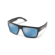 Suncloud Polarized Optics Flatline, Color - Matte Black, Lens Color - Polarized Blue M, 202333003575X