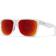 Suncloud Polarized Optics Lowdown Sunglasses-Crystal-Red Sol-X Mirror