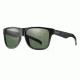 Suncloud Polarized Optics Lowdown XL-Matte Black-Polarized Gray Green