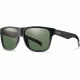 Suncloud Polarized Optics Lowdown XL Sunglasses - Men's-Matte Black-ChromaPop Polar Gray Green
