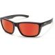 Suncloud Mayor Sunglasses-Matte Black-Polarized Red Mirror