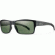 Suncloud Polarized Optics Outlier Sunglasses-Matte Black-ChromaPop Polar Gray Green