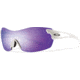 Suncloud Polarized Optics Pivlock Asana Sunglasses White/Purple Sol-X/Ignitor/Clear Carbonic TLT Lenses AAPCPRMWT