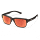 Suncloud Polarized Optics Port o Call Polycarbonate Lens Sunglasses, Matte Black/Polarized Red Mirror, S-POPPRMMB