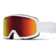 Suncloud Polarized Optics Riot Goggle-White Eclipse-Red Sol-X Mirror