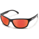 Suncloud Polarized Optics Rowan Sunglasses-Black-Polarized Red Mirror