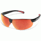 Suncloud Polarized Optics Switchback Sunglasses-Black-Red Mirror