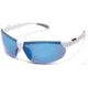 Suncloud Polarized Optics Switchback Sunglasses-White-Polarized Blue Mirror