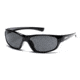 SunCloud Voyage Sunglasses with Black Frames, Gray Lenses