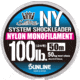 Sunline SaltiMate System Shock Leader Nylon 100lb, 50yds, 60024604