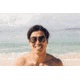 Sunski Astra Sunglasses, Black Frame, Forest Lens, SUN-AS-BFO
