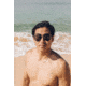 Sunski Astra Sunglasses, Black Frame, Forest Lens, SUN-AS-BFO