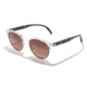 Sunski Avila Sunglasses, Cleare Tortoise Frame, Terra Fade Lens, SUN-AV-CTE