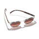 Sunski Avila Sunglasses, Cleare Tortoise Frame, Terra Fade Lens, SUN-AV-CTE