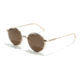 Sunski Baia Sunglasses, Champagne Frame, Amber Lens, SUN-BA-CAM