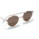 Sunski Baia Sunglasses, Champagne Frame, Amber Lens, SUN-BA-CAM