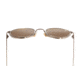 Sunski Baia Sunglasses, Champagne Frame, Amber Lens, SUN-BA-CAM