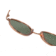 Sunski Baia Sunglasses, Copper Frame, Forest Lens, SUN-BA-COF