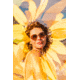 Sunski Baia Sunglasses, Honey Frame, Sepia Lens, SUN-BA-HSE