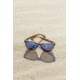 Sunski Madrona Sunglasses, Tortoise Frame, Blue Lens, SUN-MD-BL