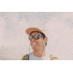 Sunski Tera Sunglasses, Black Frame, Gold Lens, SUN-TE-BKGP