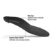 Superfeet Black Premium Insoles-Black-D (M 7.5-9)
